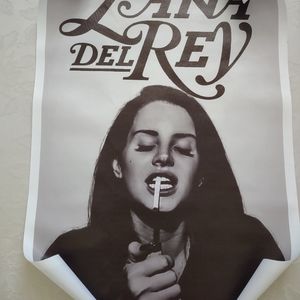 Lana Del Rey smoking canvas poster 17 x 25